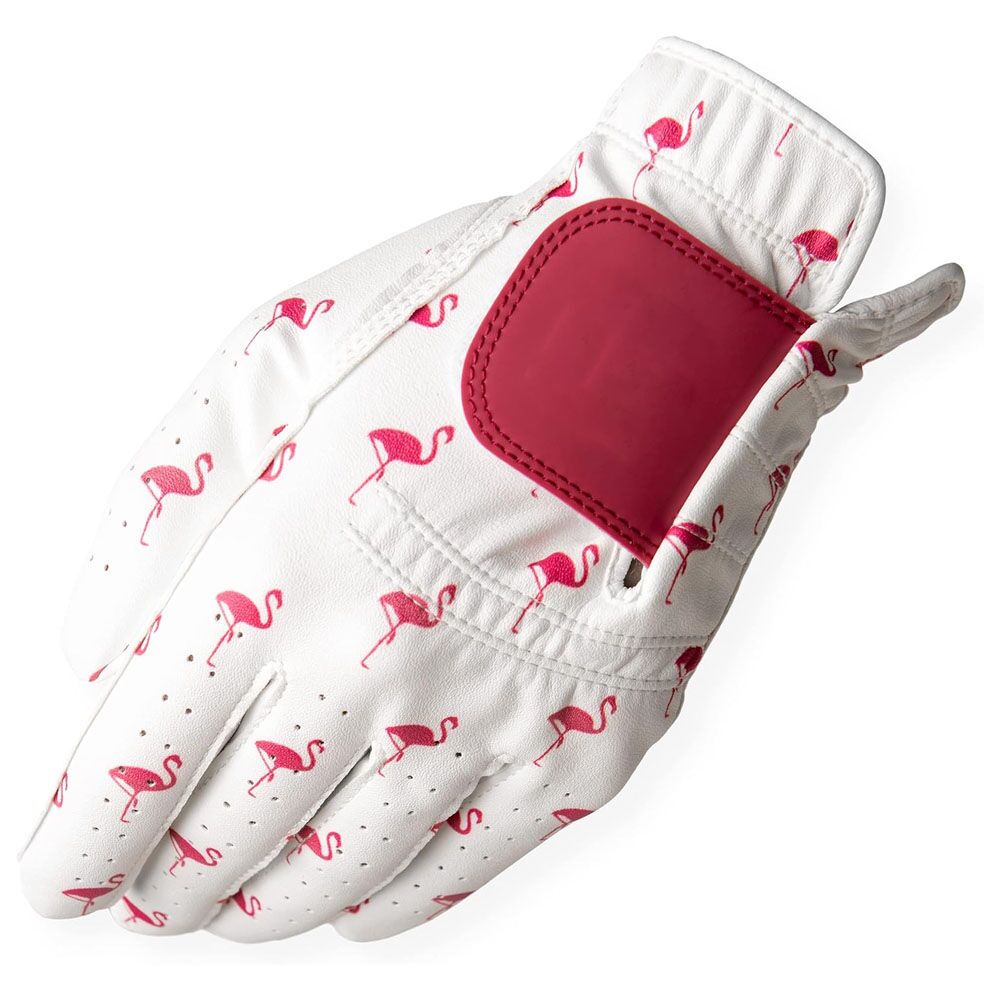 Wholesale men's premium grip golf gloves with anti-slip sheepskin leather and adjustable hook and loop wrist strap closure